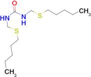 1,3-bis[(pentylsulfanyl)methyl]urea