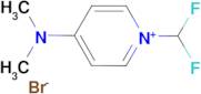 1-Difluoromethyl-4-(dimethylamino)pyridinium bromide