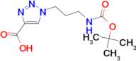 1-[3-(tert-butoxycarbonylamino)propyl]triazole-4-carboxylic acid