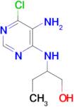 2-[(5-amino-6-chloropyrimidin-4-yl)amino]butan-1-ol