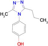 4-(3-methyl-5-propyl-4H-1,2,4-triazol-4-yl)phenol