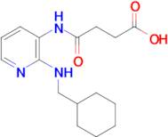 3-({2-[(cyclohexylmethyl)amino]pyridin-3- yl}carbamoyl)propanoic acid