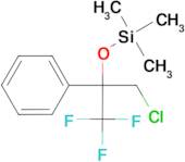 [(3-Chloro-1,1,1-trifluoro-2-phenylpropan-2-yl)oxy]trimethylsilane