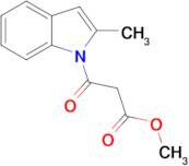 methyl 3-(2-methyl-1H-indol-1-yl)-3-oxopropanoate