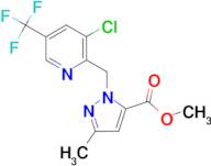 1-(3-Chloro-5-trifluoromethylpyridin-2-ylmethyl)-3-methyl-1H-pyrazole-5-carboxylic acid methyl e...