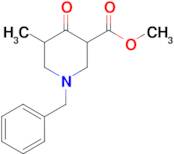 1-Benzyl-5-methyl-4-oxo-piperidine-3-carboxylic acid methyl ester