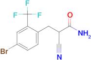 3-(4-Bromo-2-trifluoromethyl-phenyl)-2-cyano-propionamide