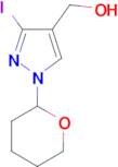 [3-Iodo-1-(tetrahydro-pyran-2-yl)-1H-pyrazol-4-yl]-methanol