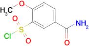 5-Carbamoyl-2-methoxy-benzenesulfonyl chloride