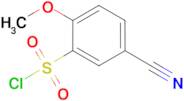 5-Cyano-2-methoxy-benzenesulfonyl chloride