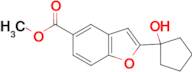 2-(1-Hydroxy-cyclopentyl)-benzofuran-5-carboxylic acid methyl ester