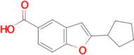 2-Cyclopentyl-benzofuran-5-carboxylic acid