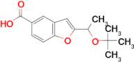 2-(1-tert-Butoxy-ethyl)-benzofuran-5-carboxylic acid