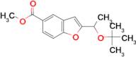 2-(1-tert-Butoxy-ethyl)-benzofuran-5-carboxylic acid methyl ester