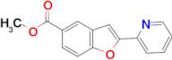 2-Pyridin-2-yl-benzofuran-5-carboxylic acid methyl ester