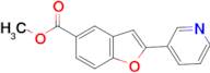 2-Pyridin-3-yl-benzofuran-5-carboxylic acid methyl ester