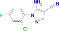 5-Amino-1-(2-chloro-4-fluoro-phenyl)-1H-pyrazole-4-carbonitrile