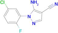 5-Amino-1-(5-chloro-2-fluoro-phenyl)-1H-pyrazole-4-carbonitrile