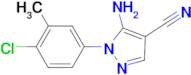 5-Amino-1-(4-chloro-3-methyl-phenyl)-1H-pyrazole-4-carbonitrile