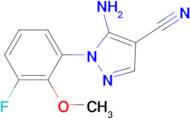5-Amino-1-(3-fluoro-2-methoxy-phenyl)-1H-pyrazole-4-carbonitrile