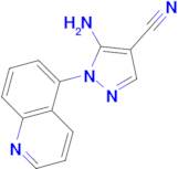 5-Amino-1-quinolin-5-yl-1H-pyrazole-4-carbonitrile