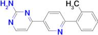 4-(6-o-Tolyl-pyridin-3-yl)-pyrimidin-2-ylamine