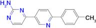 4-(6-p-Tolyl-pyridin-3-yl)-pyrimidin-2-ylamine