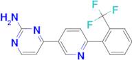 4-[6-(2-Trifluoromethyl-phenyl)-pyridin-3-yl]-pyrimidin-2-ylamine