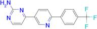 4-[6-(4-Trifluoromethyl-phenyl)-pyridin-3-yl]-pyrimidin-2-ylamine