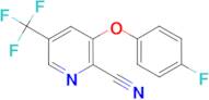 3-(4-Fluoro-phenoxy)-5-trifluoromethyl-pyridine-2-carbonitrile