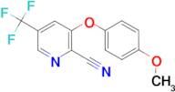 3-(4-Methoxy-phenoxy)-5-trifluoromethyl-pyridine-2-carbonitrile