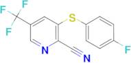 3-(4-Fluoro-phenylsulfanyl)-5-trifluoromethyl-pyridine-2-carbonitrile
