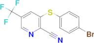 3-(4-Bromo-phenylsulfanyl)-5-trifluoromethyl-pyridine-2-carbonitrile