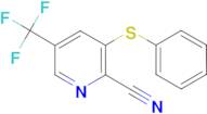 3-Phenylsulfanyl-5-trifluoromethyl-pyridine-2-carbonitrile