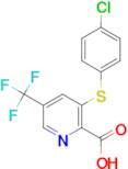 3-(4-Chloro-phenylsulfanyl)-5-trifluoromethyl-pyridine-2-carboxylic acid