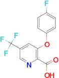 3-(4-Fluoro-phenoxy)-5-trifluoromethyl-pyridine-2-carboxylic acid