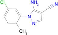 5-Amino-1-(5-chloro-2-methyl-phenyl)-1H-pyrazole-4-carbonitrile