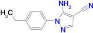 5-Amino-1-(4-ethyl-phenyl)-1H-pyrazole-4-carbonitrile