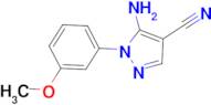 5-Amino-1-(3-methoxy-phenyl)-1H-pyrazole-4-carbonitrile