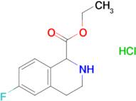 Ethyl 6-fluoro-1,2,3,4-tetrahydroisoquinoline-1-carboxylate hydrochloride