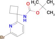 tert-Butyl (1-(6-bromopyridin-2-yl)cyclobutyl)carbamate