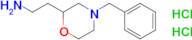 2-(4-Benzylmorpholin-2-yl)ethanamine dihydrochloride