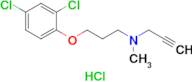 N-(3-(2,4-Dichlorophenoxy)propyl)-N-methylprop-2-yn-1-amine hydrochloride