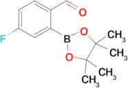 4-Fluoro-2-(4,4,5,5-tetramethyl-1,3,2-dioxaborolan-2-yl)benzaldehyde