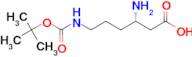 (S)-3-Amino-6-((tert-butoxycarbonyl)amino)hexanoic acid