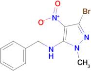 N-Benzyl-3-bromo-1-methyl-4-nitro-1H-pyrazol-5-amine