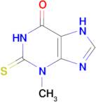 2-Mercapto-3-methyl-3H-purin-6(9H)-one