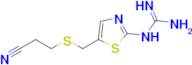 1-(5-(((2-Cyanoethyl)thio)methyl)thiazol-2-yl)guanidine