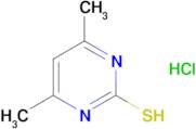 4,6-dimethylpyrimidine-2-thiol hydrochloride