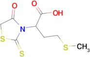 4-(Methylthio)-2-(4-oxo-2-thioxo-1,3-thiazolidin-3-yl)butanoic acid